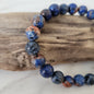 BLUE ORANGE GRANITE MENS 10MM