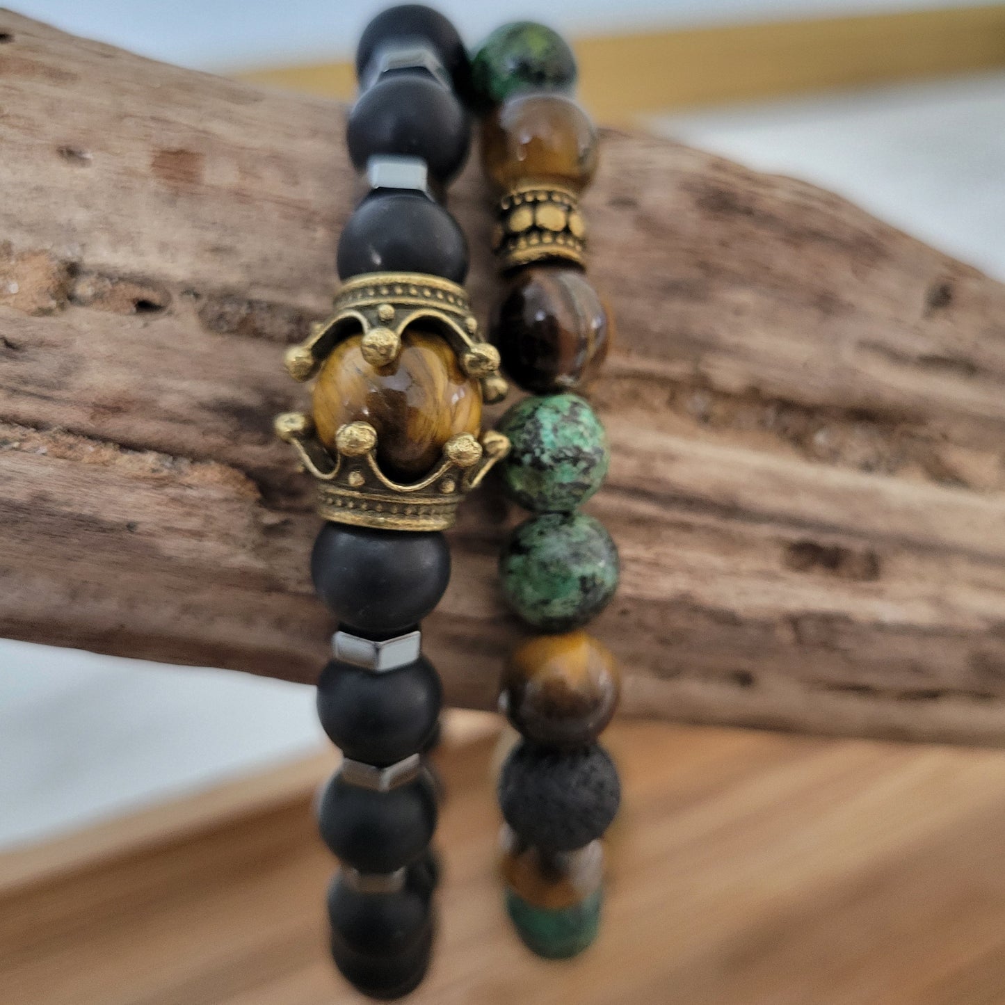 MATTE ONYX KING CROWN SET